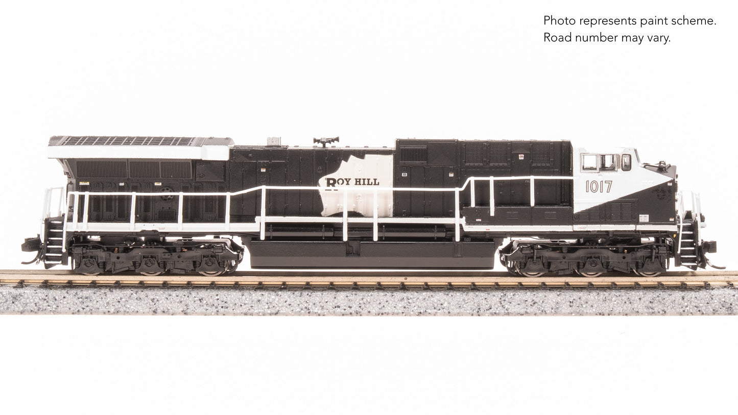 Broadway Limited N GE AC6000, Roy Hill Mining #1017, Black/White Paint Stealth DC