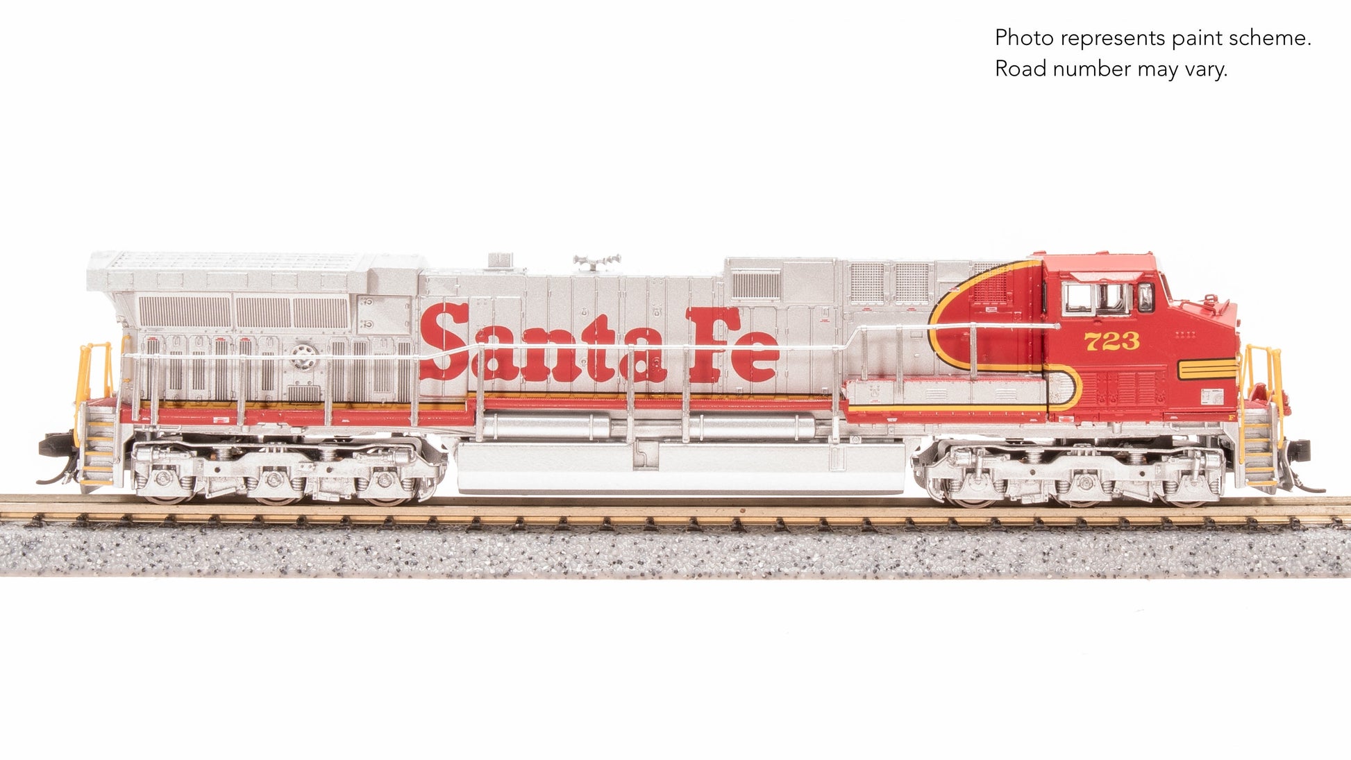 Broadway Limited N GE AC6000, ATSF #723, Warbonnet Fantasy Paint Stealth DC