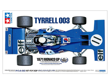 Tamiya Tyrrell 003 1971 Monaco GP – w/Photo Etched Parts