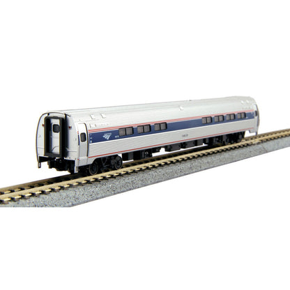 Kato N Scale Budd Amfleet I Set B Cafe and Coach Amtrak Phase VI 2-Car Set