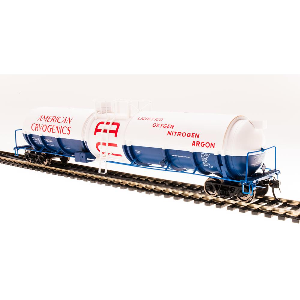 Broadway Limited HO Cryogenic Tank Car American Cryogenics 2pk