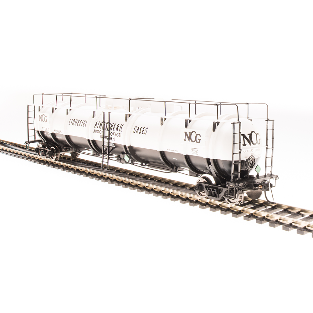 Broadway Limited HO Cryogenic Tank Car NCG 2pk