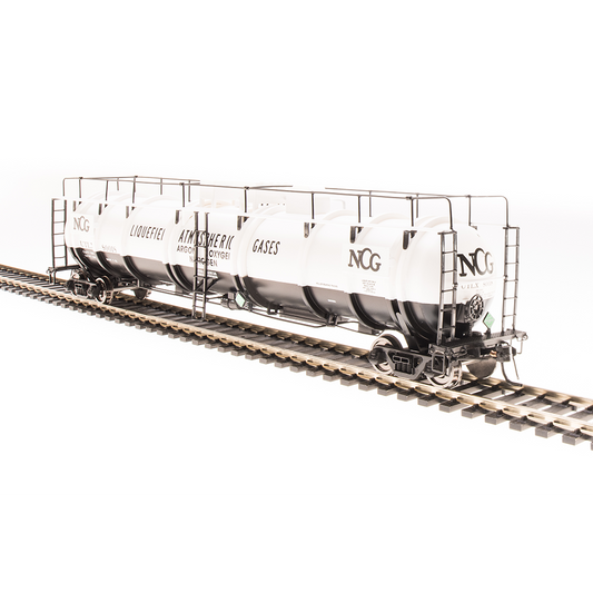 Broadway Limited HO Cryogenic Tank Car NCG 2pk