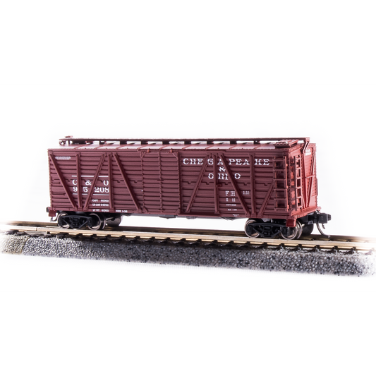 Broadway Limited N K7a Stock Car C&O w/Cattle Sounds