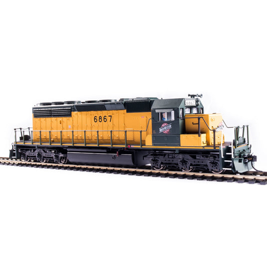 Broadway Limited HO P4 SD40-2 Diesel CNW #6848/grn&yel DC/DCC