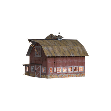 Woodland Scenics O Scale Old Weathered Barn Built and Ready