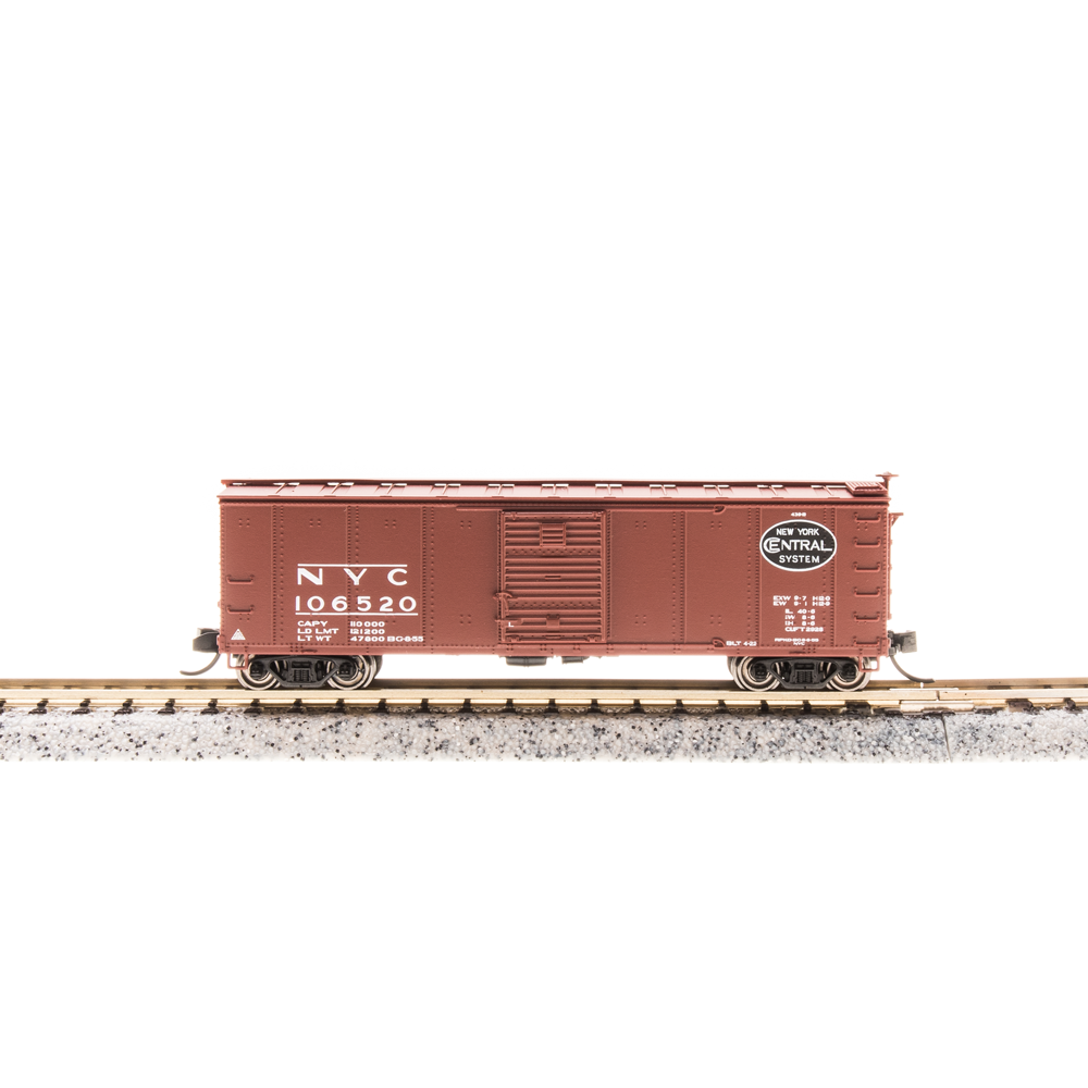 Broadway Limited N Steel Boxcar NYC #103634 w/Corrugated Ends  Post 1955 Goth