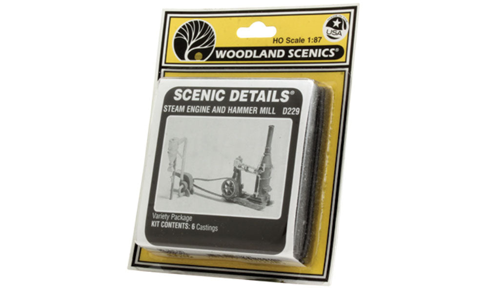 Woodland Scenics Steam Engine & Hammer Mill