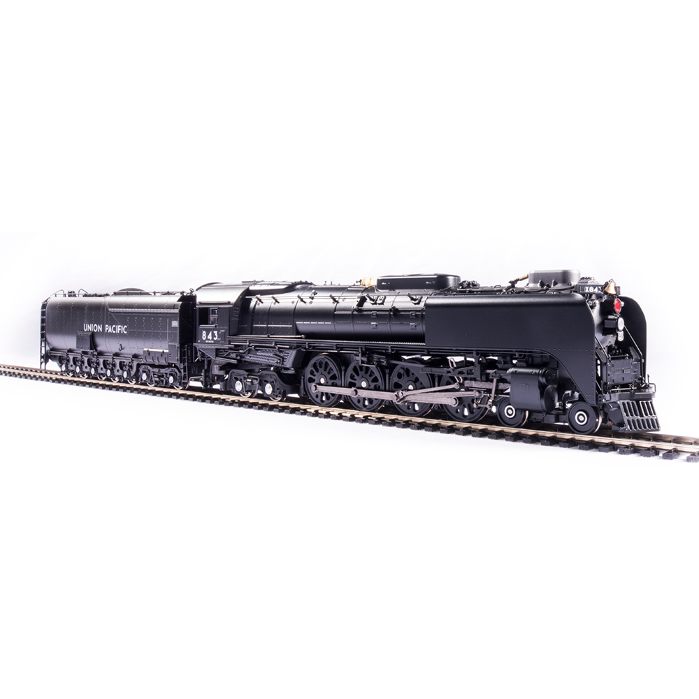 Broadway Limited HO P4 UP FEF-3 4-8-4 Steam Loco #843/blk&graphite DC/DCC Sou