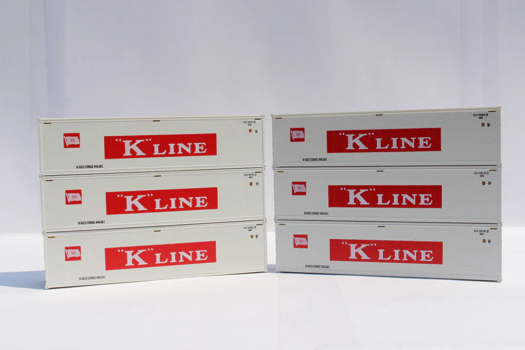 Jacksonville Terminal Co N K-Line 40' High Cube Reefer 6 Pack | 405619