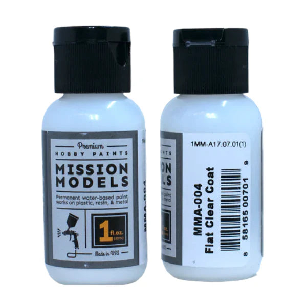 Mission Models Paint Flat Clear Coat 1oz
