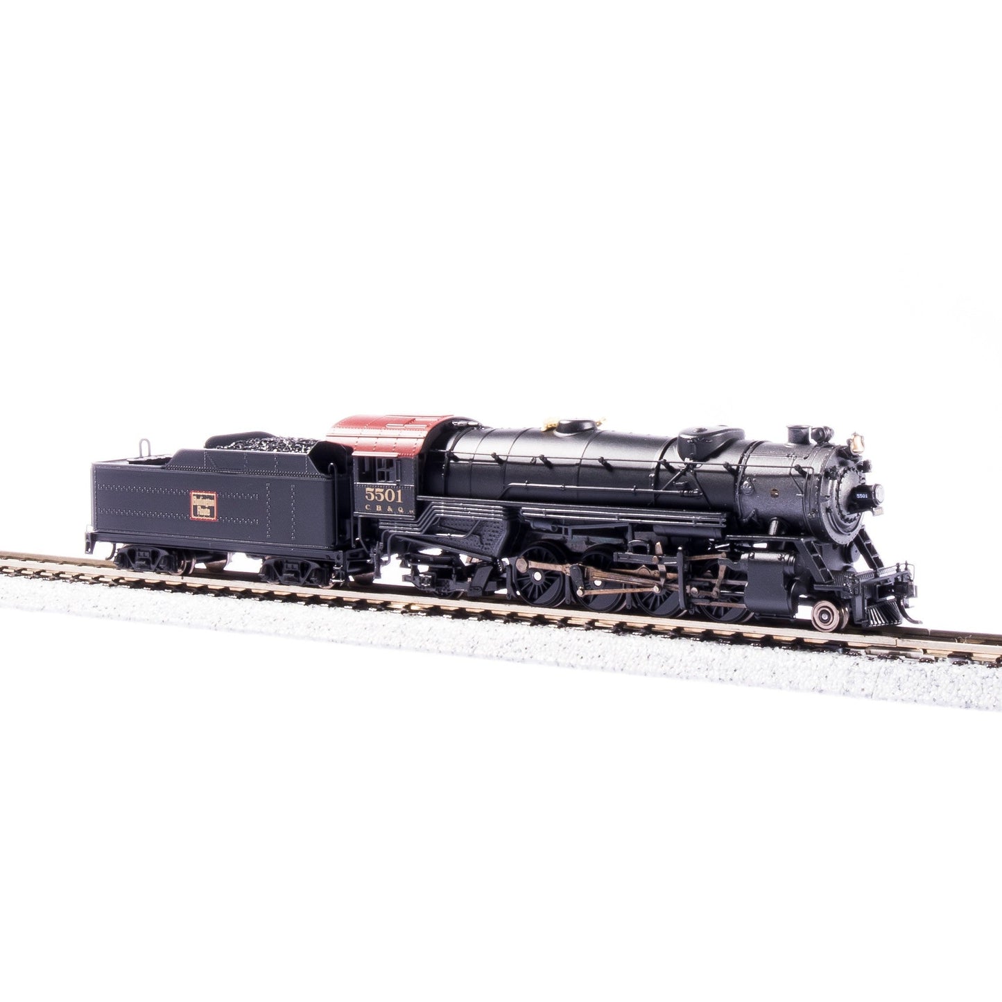 Broadway Limited N P4 USRA Hvy.Mikado Steam Loco CB&Q #5501/DC/DCC