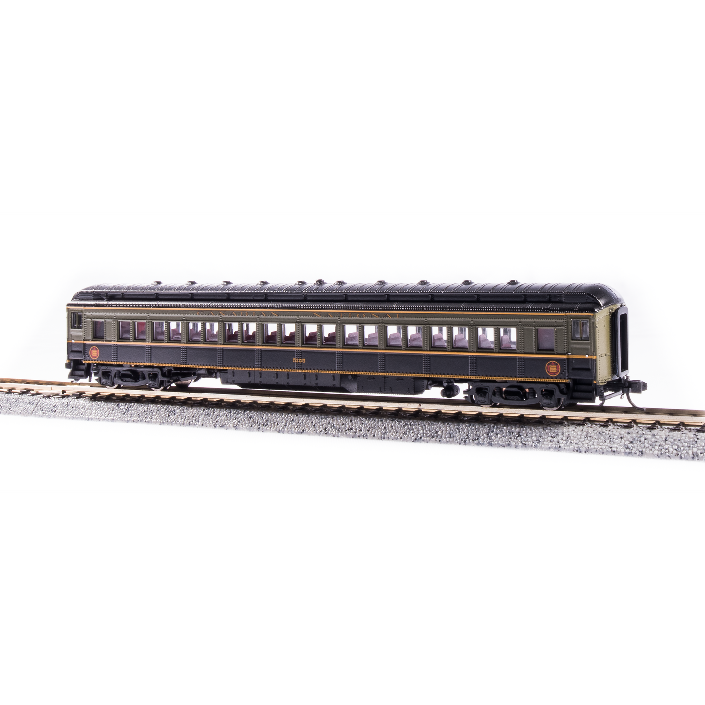 Broadway Limited N CN 80' Psg.Coach/grn&blk