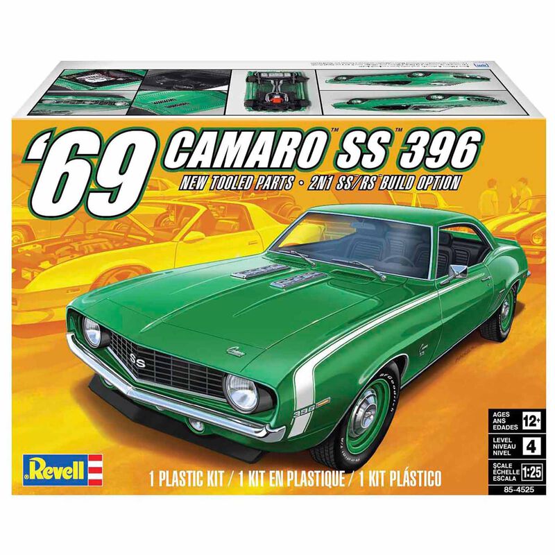 Revell 1/25 69 Camaro SS 396 2N1 Model Kit