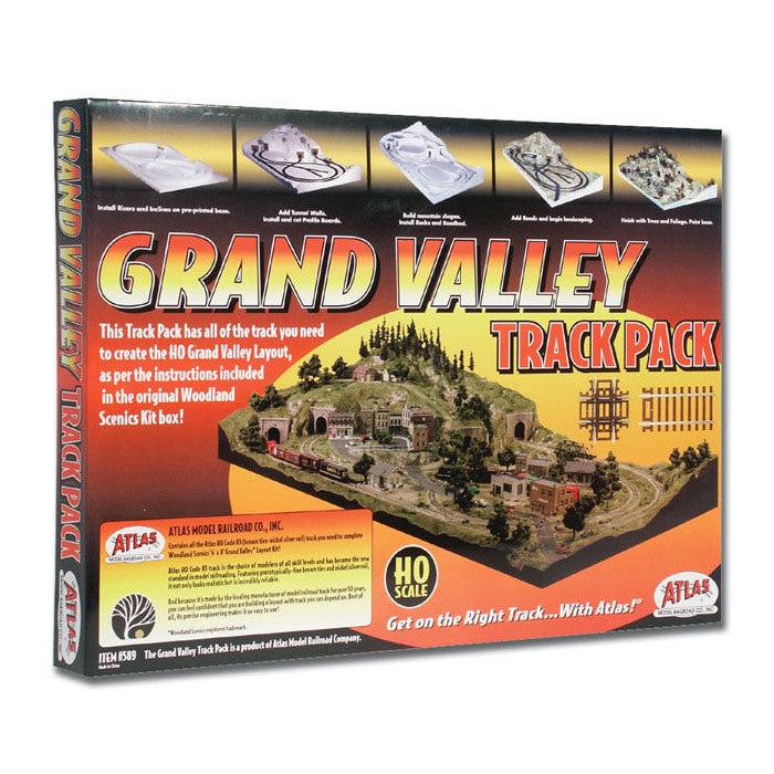 Woodland Scenics HO Scale Code 83 Grand Valley Track Pack