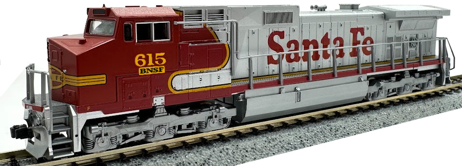 Kato N Scale BNSF Warbonnet Patch Dash 9 Diesel Locomotive