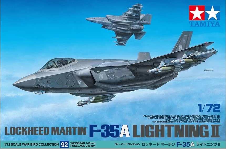 Tamiya 60792 1/72 Lockheed Martin F-35A Lightning II