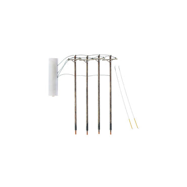 Woodland Scenics O Scale Pre-Wired Poles Single Crossbar