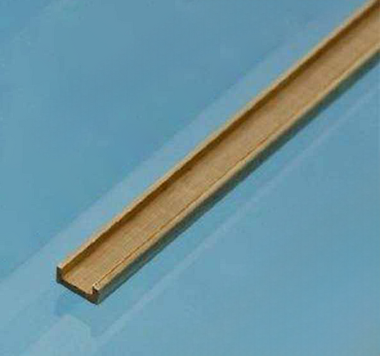 Albion Alloys CC2 Brass C Channel 1x2.5 x1 mm