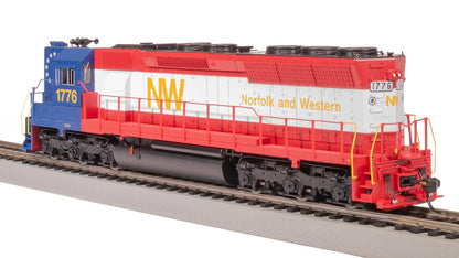 Broadway Limited HO Scale Norfolk and Western Bicentennial N&W 1776 EMD SD45 Stealth DC