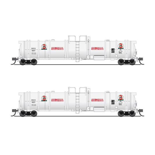 Broadway Limited N Scale Cryogenic Tank Cars 2 Pack Big 3