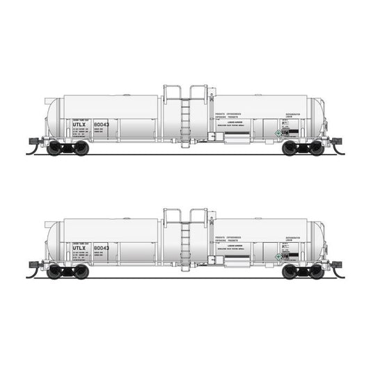 Broadway Limited N Scale Cryogenic Tank Cars 2 Pack UTLX/wht