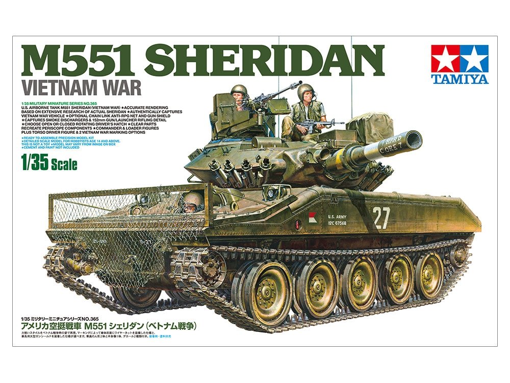 Tamiya 35365 1/35 US Airborne Tank M551 Sheridan