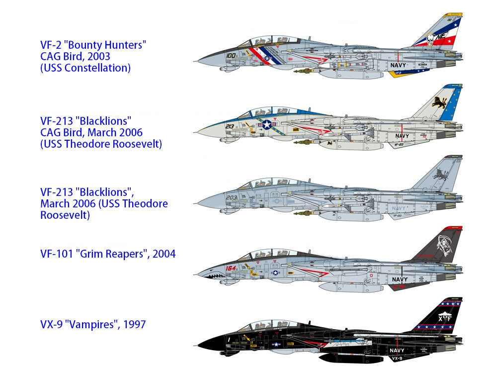 Tamiya 1/72 Grumman F-14D Tomcat Plastic Model Kit - 60795
