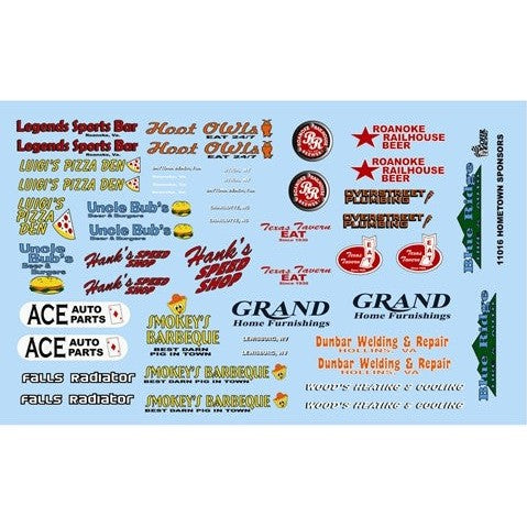 Gofer Racing Decals Hometown Decal