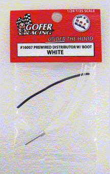 Gofer Racing Decals Prewired Distributors White