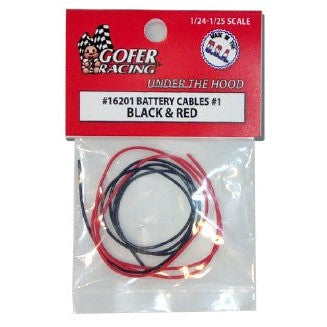 Gofer Racing Decals Battery Cables Black And Red