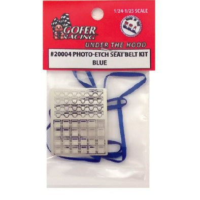 Gofer Racing Decals Photo Etch Seat Belt Kit Blue