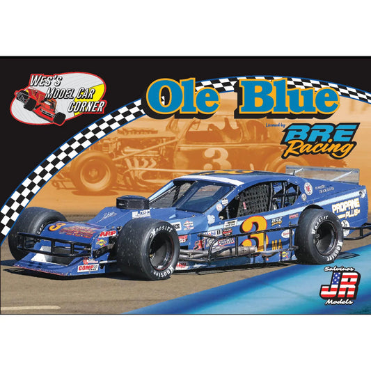 Wes's Model Car Corner #10003 Ole Blue BRE racing Modified Race Car Kit Salvinos Jr Models