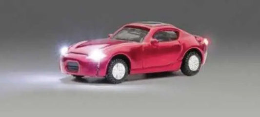 Kato N Scale Sports Car Lighted Red (Just Plug)