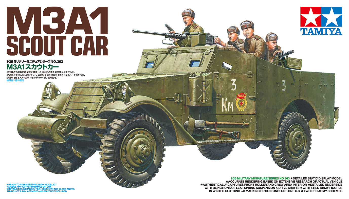 Tamiya 35363 1/35 US M3A1 Scout Car