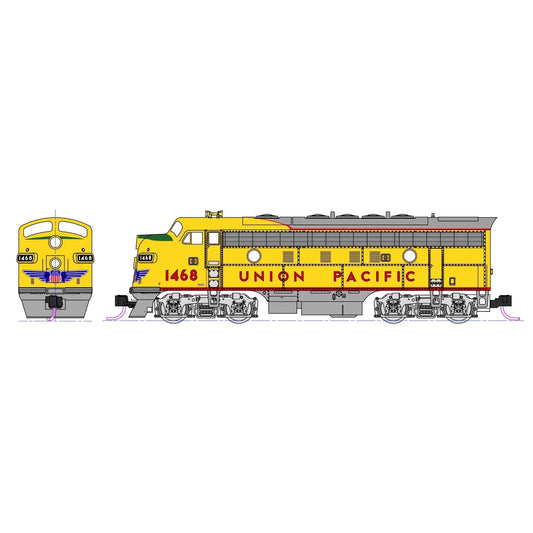 Kato N F7 A/B Diesels UP #1468 & 1468B w/ESU LokSound