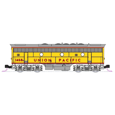 Kato N F7 A/B Diesels UP #1468 & 1468B w/ESU LokSound