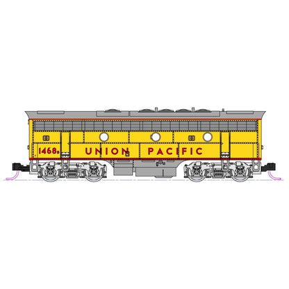 Kato N F7 A/B Diesels UP #1468 & 1468B w/ESU LokSound