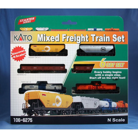 Kato N 6-Car Mixed Train Freight Set