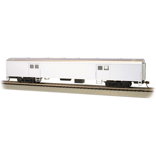 Bachmann HO 72' Smoothside Baggage Car Unlttrd./Aluminum