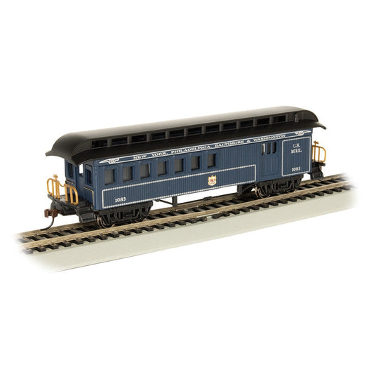 Bachmann HO Old-Time Combine B&O Royal Blue