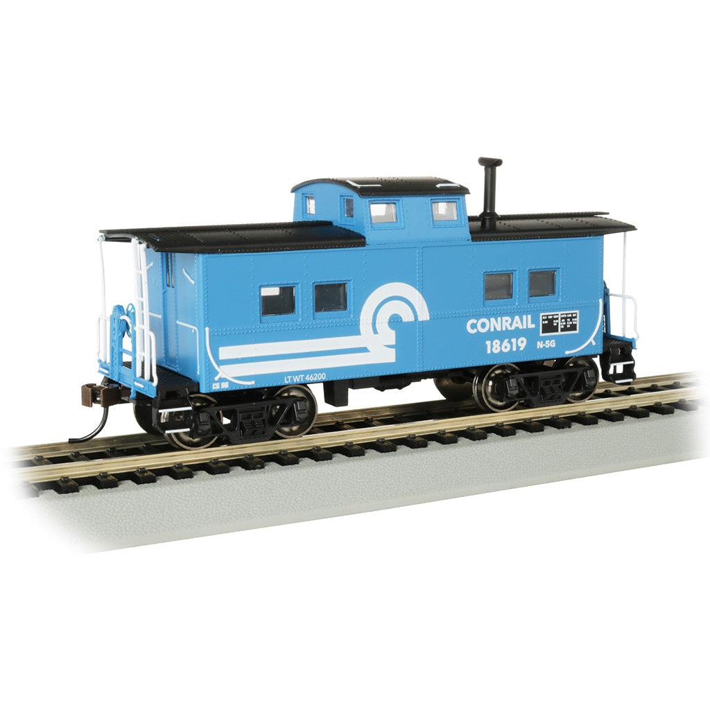 Bachmann HO NE Steel Caboose CR #18619/blu