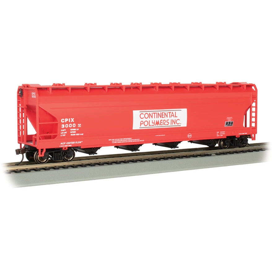 Bachmann HO 56' ACF Cvd.Hopper Continental Polymers #3000