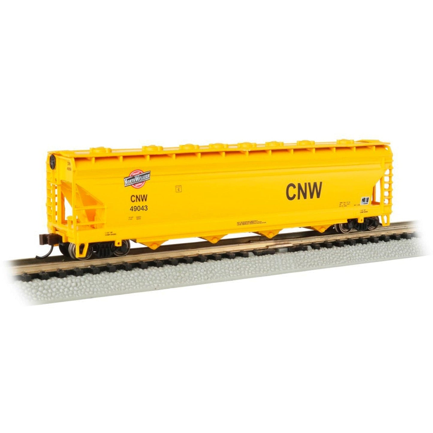 Bachmann N 56' ACF Cvd.Hopper CNW #49043