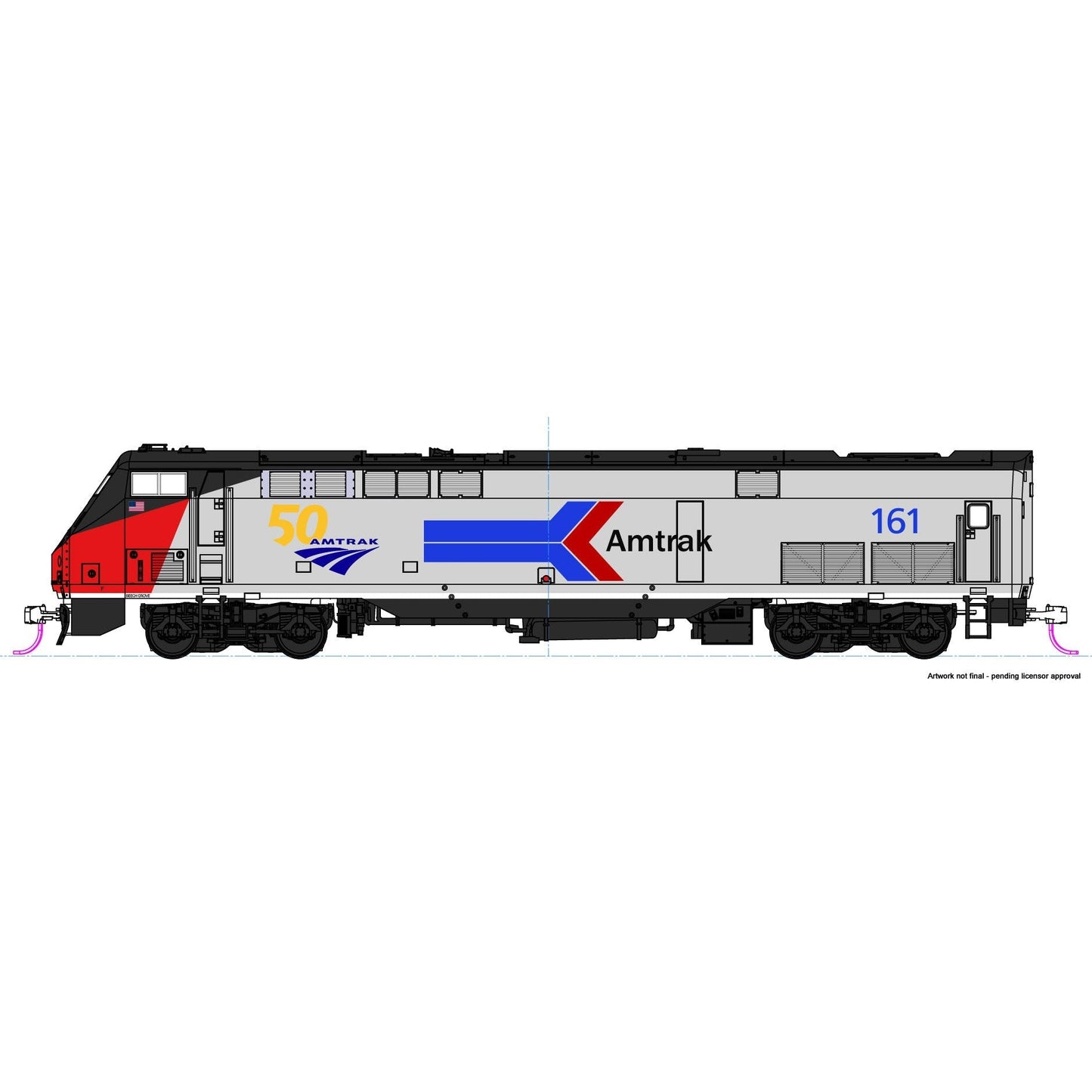 Kato N P42 Diesel Amtrak PhI #161/50th Anniversary