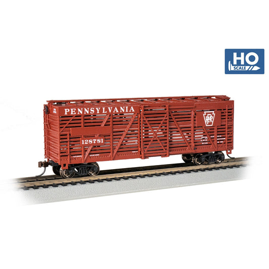 Bachmann HO 40' Stock Car PRR #128781