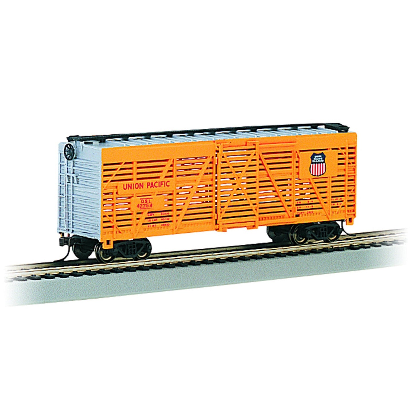 Bachmann HO 40' Stock Car UP #47754