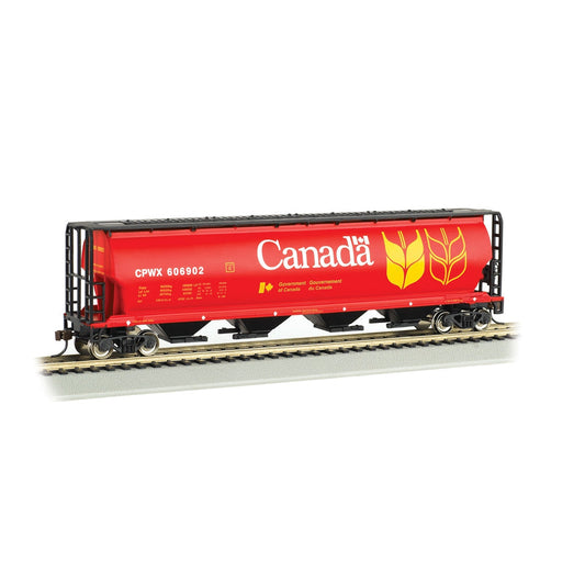 Bachmann HO 4-Bay Cyl.Hopper Canada Grain