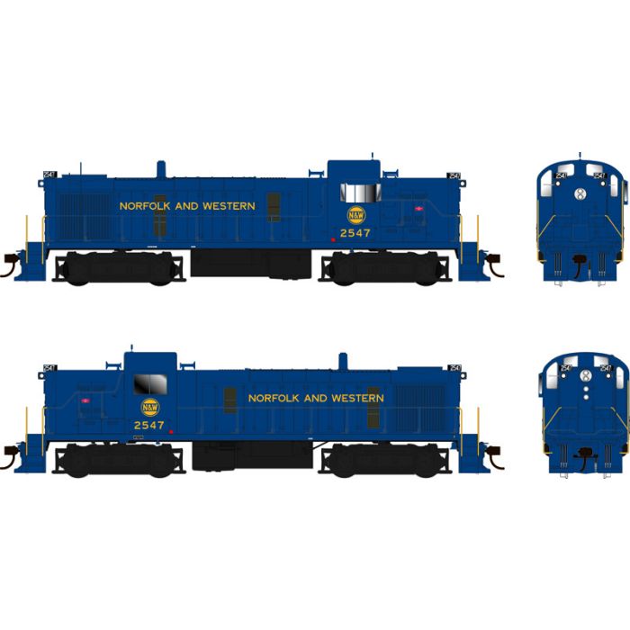 Bowser HO ALCO RS-3 DCC ESU LokSound Norfolk & Western #2547 BOW25222