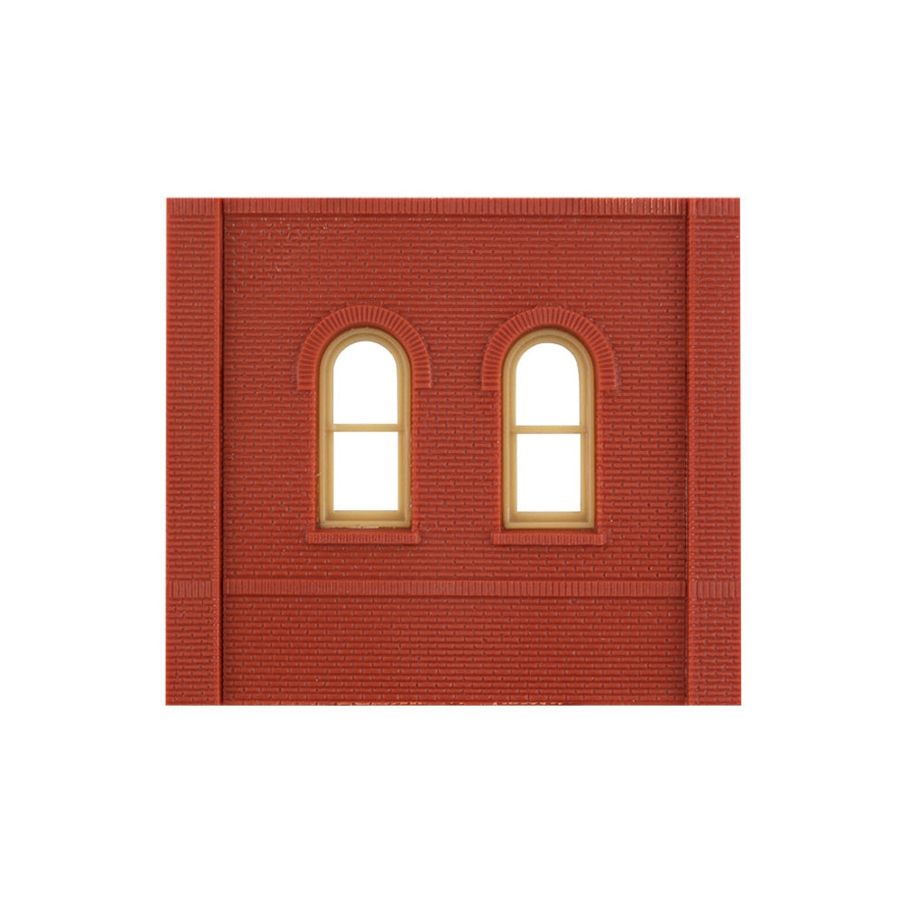 Woodland Scenics HO DPM Dock Level Wall Arched Windows